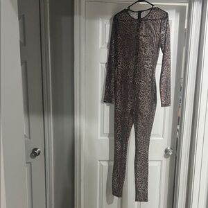 Leopard Print Jumpsuit